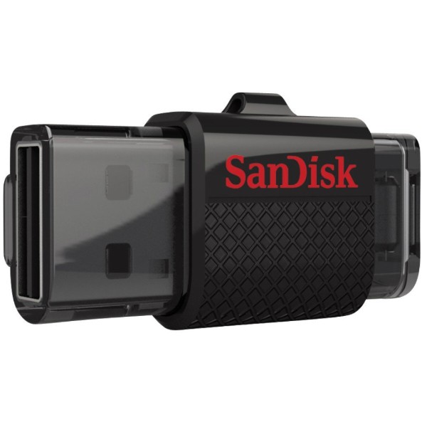Фото - Флеш USB SanDisk Ultra Dual Drive 16GB USB 3.0 OTG Black (SDDD2-016G-GAM46)