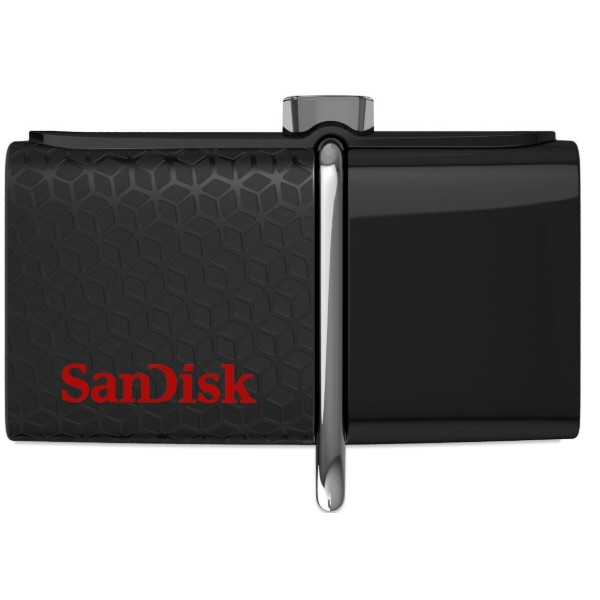 Фото - Флеш USB SanDisk Ultra Dual Drive 16GB USB 3.0 OTG Black (SDDD2-016G-GAM46)