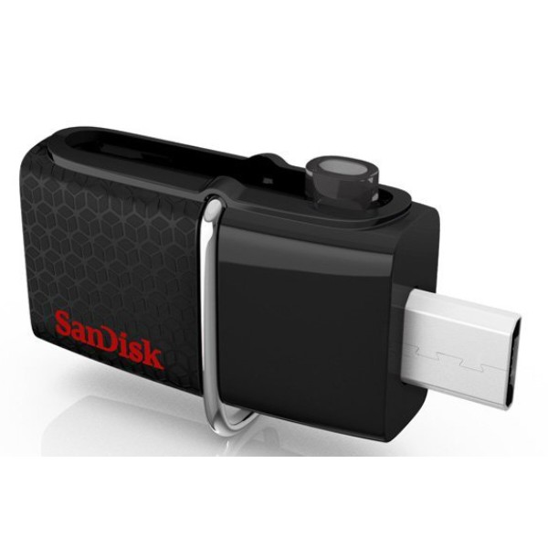 Фото - Флеш USB SanDisk Ultra Dual Drive 16GB USB 3.0 OTG Black (SDDD2-016G-GAM46)