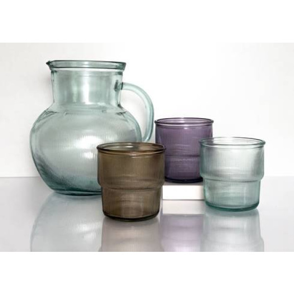 Фото - Склянка SAN MIGUEL RIBBED APILABLE 300 мл мальва (2415DB178)