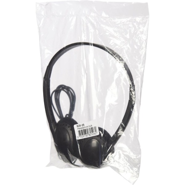 Фото - Наушники накладные проводные Sandberg MiniJack Headphone Bulk, 3,5мм Black (825-26)