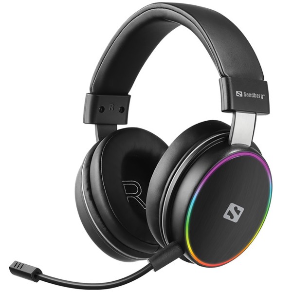 Фото - Гарнитура беспроводная игровая Sandberg HeroBlaster Bluetooth Led Headset (126-42) Фото - Гарнитура беспроводная игровая Sandberg HeroBlaster Bluetooth Led Headset (126-42)