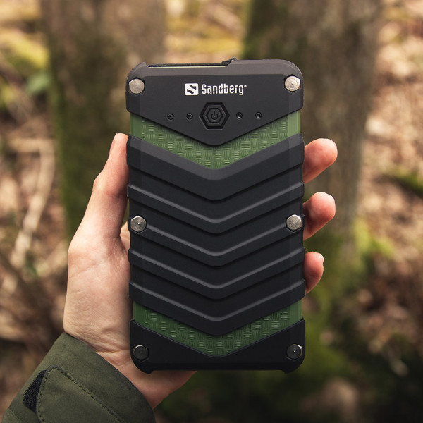 Фото - Батарея мобільна Sandberg Survivor 20100 mAh IP67, LED Torch, 2xUSB, 2.4A, Type-C OUT (420-36)