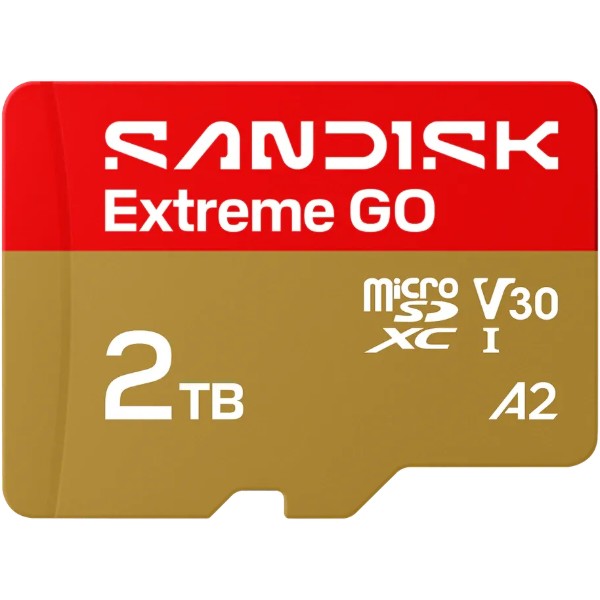 Фото - Карта памяти SanDisk Extreme GO SDXC 2TB UHS-I V30 A2 (SDSQXGN-2T00-GN6MN)