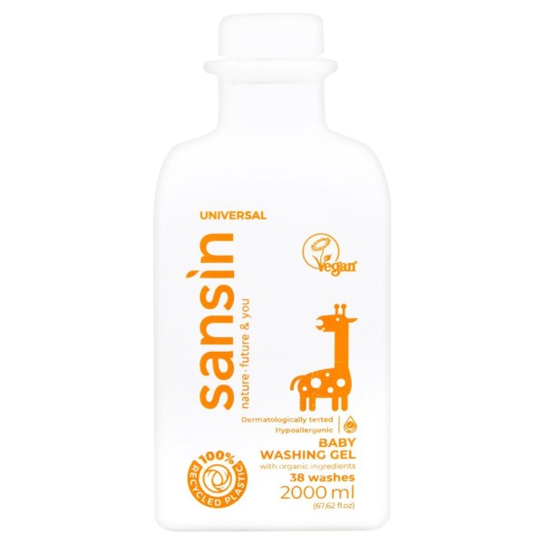 Фото - Гель для стирки Sansin детский Baby, 2 л
