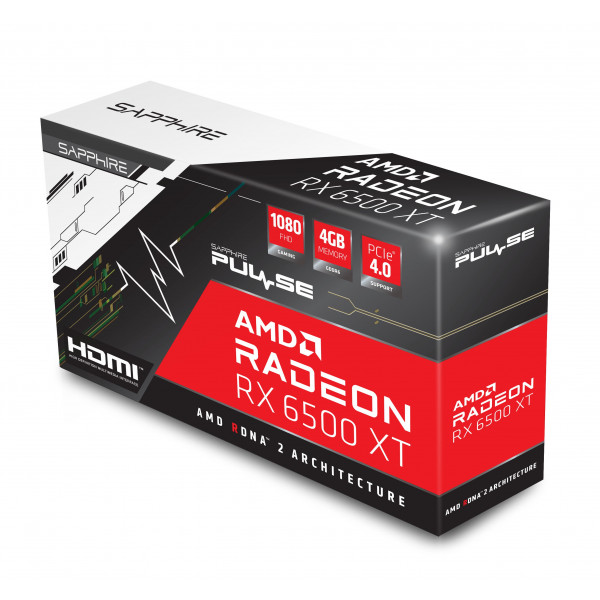 Фото - Видеокарта Sapphire AMD RX 6500 XT (11314-01-20G)