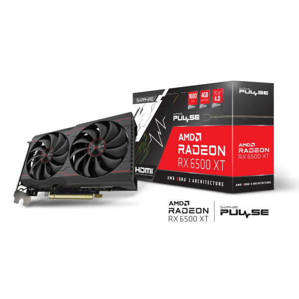 Фото - Видеокарта Sapphire AMD RX 6500 XT (11314-01-20G)