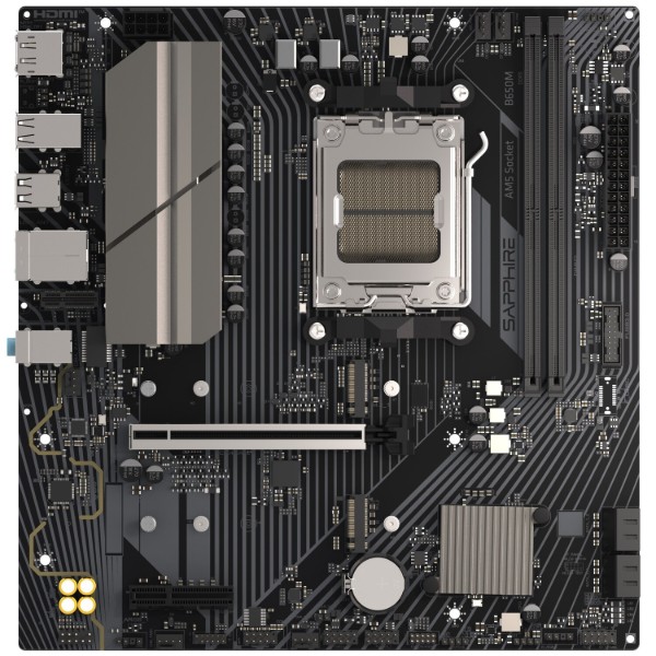 Фото - Материнська плата Sapphire B650M-E sAM5 B650 DDR5 (52112-04-40G)