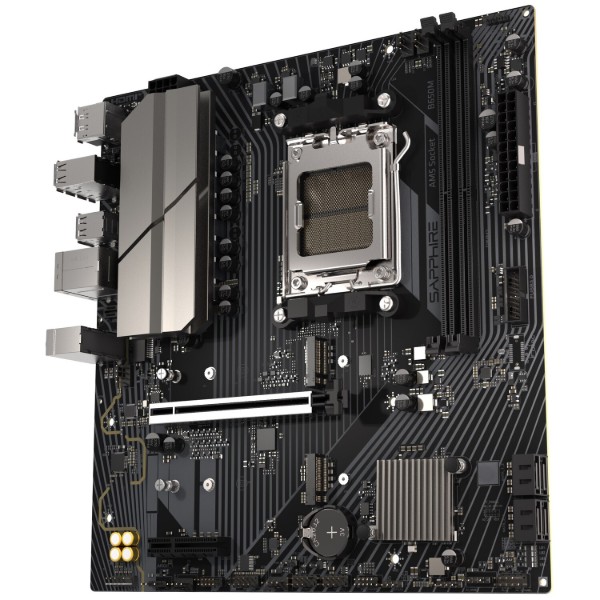 Фото - Материнська плата Sapphire B650M-E sAM5 B650 DDR5 (52112-04-40G)