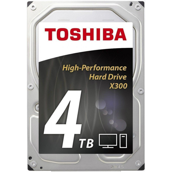 Фото - Жесткий диск внутренний Toshiba High-Performance X300 4TB 7200rpm 128MB 3.5" SATA III (HDWE140UZSVA)