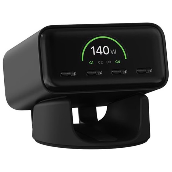 Фото - Мережевий зарядний пристрій Satechi ChargeView 140W Desktop Charger Black (ST-C4CV140C-EU)
