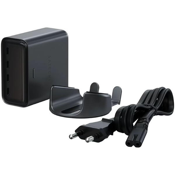 Фото - Мережевий зарядний пристрій Satechi ChargeView 140W Desktop Charger Black (ST-C4CV140C-EU)
