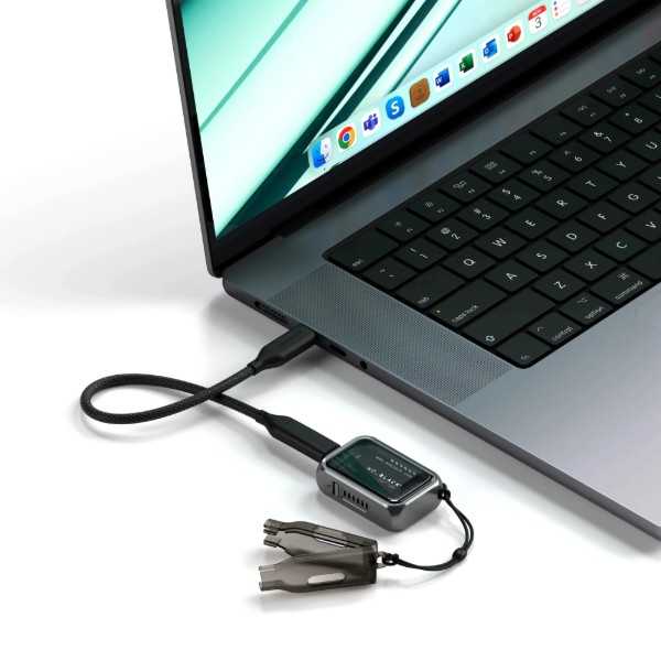 Фото - Зовнішня кишеня Satechi Mini NVMe SSD Enclosure Space Grey (ST-E2230M)