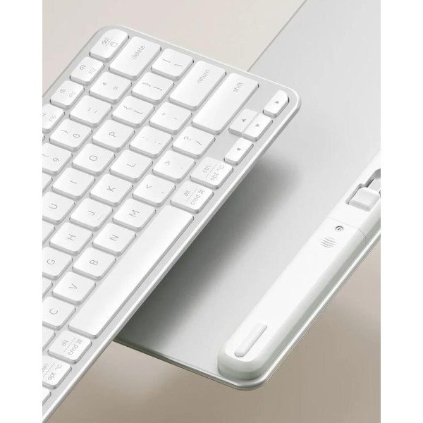 Фото - Клавиатура беспроводная Satechi Slim EX1 Wireless Keyboard Silver (ST-KEX1S-EN)