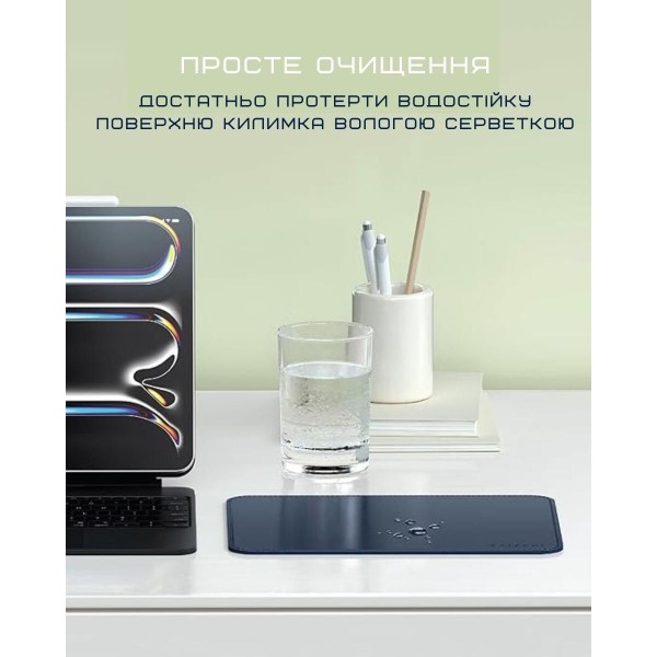 Фото - Коврик для мыши Satechi Vegan Leather Premium Mouse Pad Blue (ST-LMPB)
