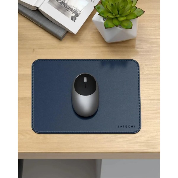 Фото - Коврик для мыши Satechi Vegan Leather Premium Mouse Pad Blue (ST-LMPB)