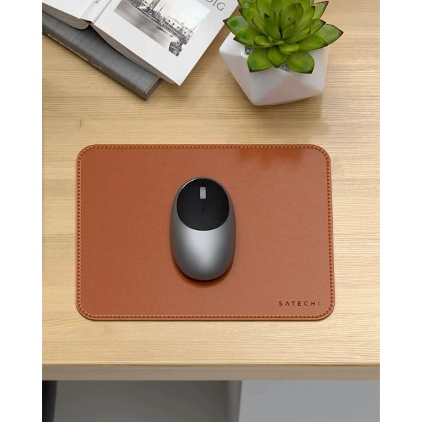 Фото - Коврик для мыши Satechi Vegan Leather Premium Mouse Pad Brown (ST-LMPN)
