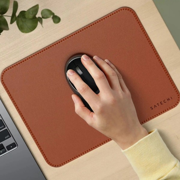 Фото - Коврик для мыши Satechi Vegan Leather Premium Mouse Pad Brown (ST-LMPN)