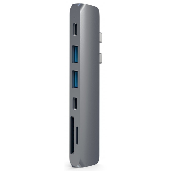 Фото - Хаб USB Satechi Aluminum Type-C Pro Hub Adapter Space Gray (ST-CMBPM) Фото - Хаб USB Satechi Aluminum Type-C Pro Hub Adapter Space Gray (ST-CMBPM)
