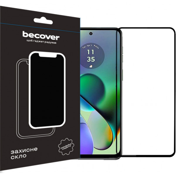 Фото - Захисне скло для смартфону BeCover Motorola Moto G54/G54 Power Black (710107)