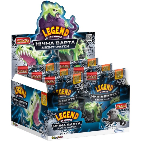 Фото - Стретч-антистресс #sbabam серии LEGEND OF ANIMALS МАКСИ – НОЧНАЯ СТРАЖА 10 шт. (127/CN23-CDU)