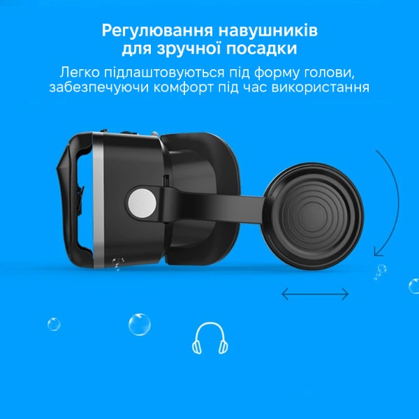Фото - Окуляри віртуальної реальності Shinecon VR SC-G04DEA black + Джойстик Shinecon B01SC (SC-G04EA+SC-B01)
