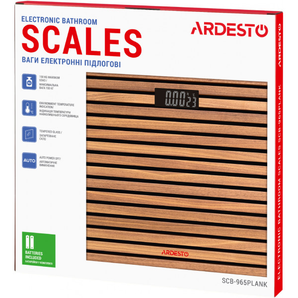 Фото - Ваги підлогові Ardesto SCB-965PLANK