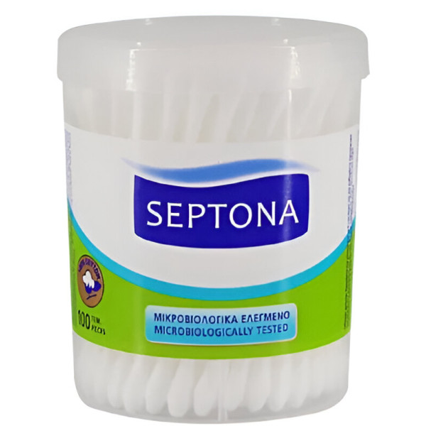 Фото - Ватні палички Septona 100 шт. (SCB100)