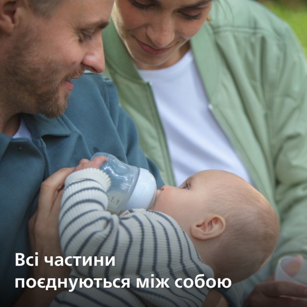 Фото - Механический молокоотсос Philips Avent с бутылочкой (SCF430/10)