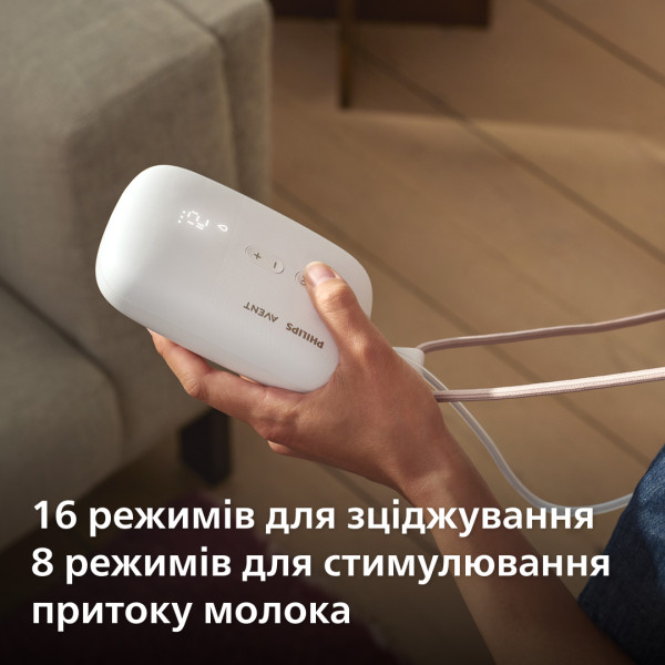 Фото - Електричний молоковідсмоктувач Philips Avent Hands Free (SCF531/11)