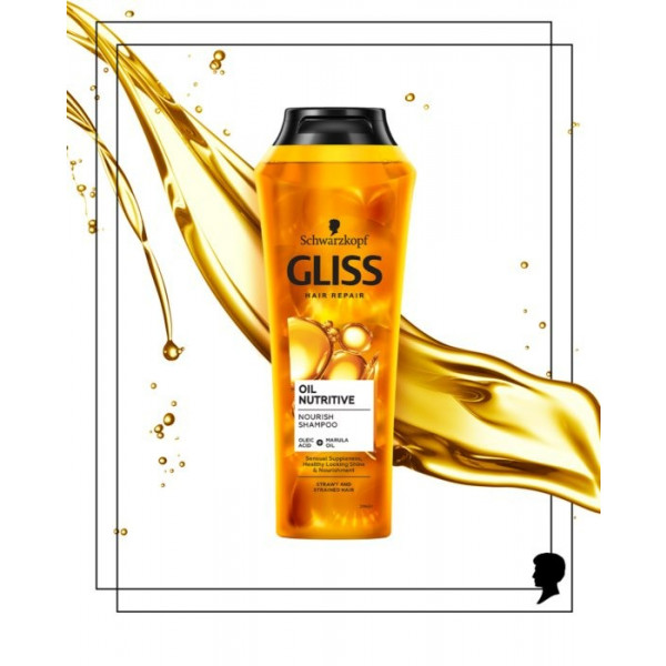 Фото - Шампунь жіночий Schwarzkopf Prof. Gliss Kur Oil Nutritive Для довгого та посіченого волосся 250 мл (9000100398381)