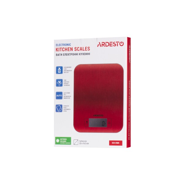 Фото - Ваги кухонні ARDESTO SCK-898R Brown