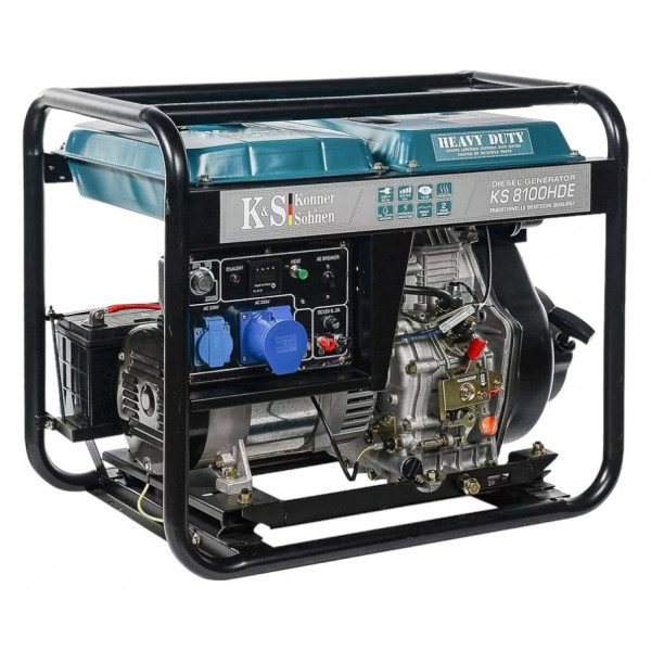 Фото - Генератор дизельний Konner&Sohnen KS 8100HDE (EURO V)