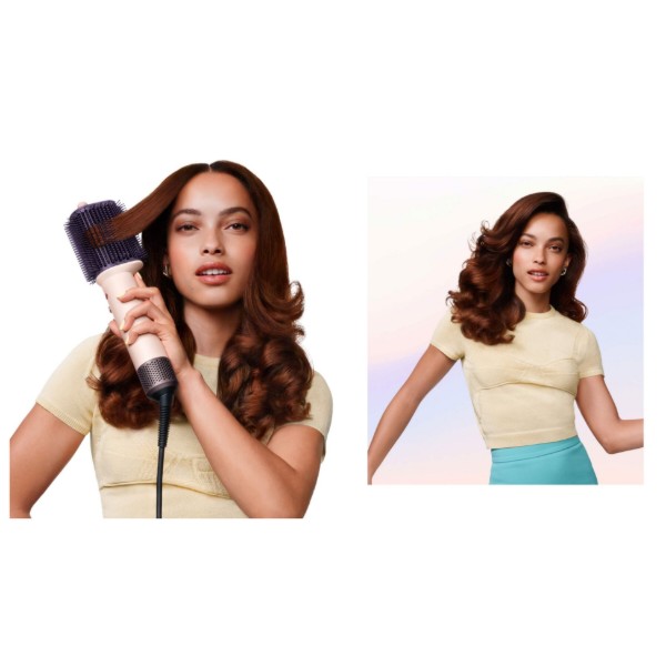 Фото - Фен-щітка Dyson Airsmooth HB01-A Ceramic Pink/Rose Gold Рожевий/Золотий (493078-01)