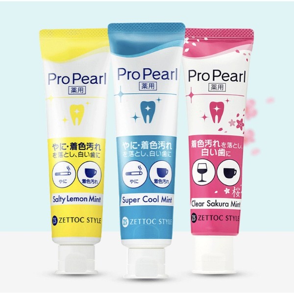 Фото - Зубная паста Zettoc Pro Pearl Super Cool Mint со вкусом ледяной мяты 100 г (4582118954308)