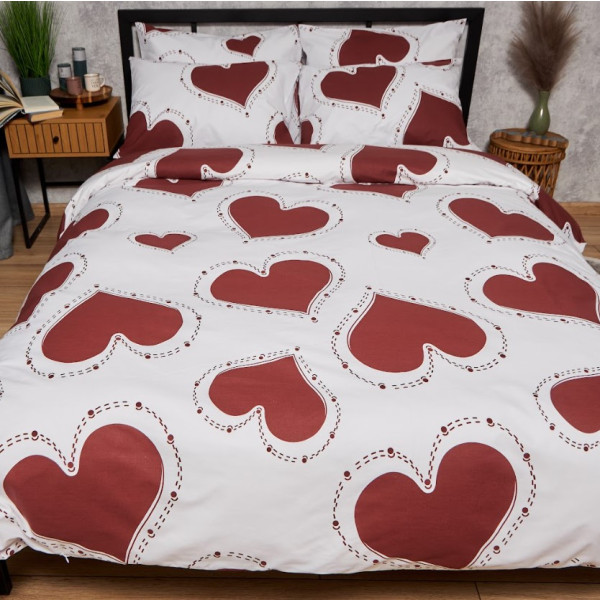 Фото - Комплект постільної білизни Moon&Star Бязь Gold Люкс Romantic Mood 175х210 нав. 2х70х70 (MS-820008757)