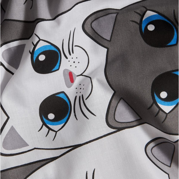 Фото - Комплект постільної білизни Moon&Star Бязь Gold Люкс Furry Friends 175х210 нав. 4х50х70 (MS-820009248)