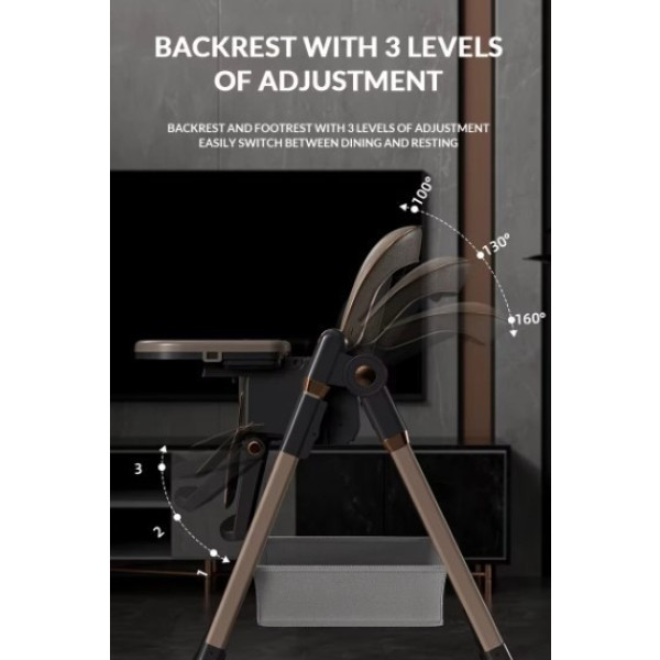 Фото - Стільчик для годування трансформер Kidilo 8155 Pink