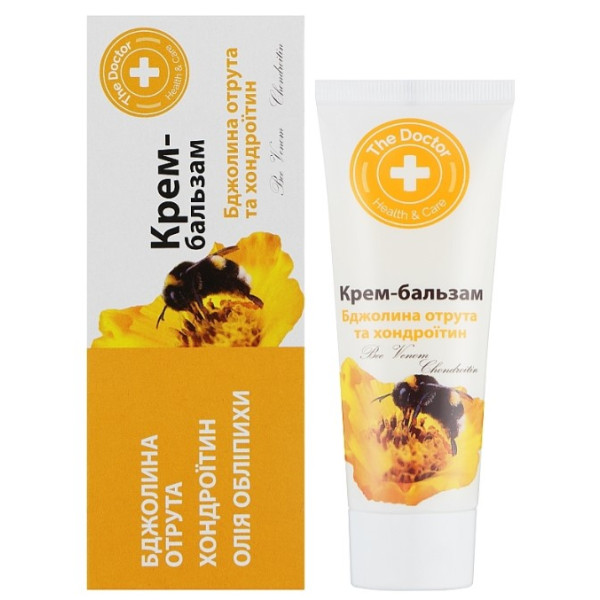Фото - Крем для тіла The Doctor Health&Care Бджолина отрута/хондроїтин 75 мл (4823015926525)