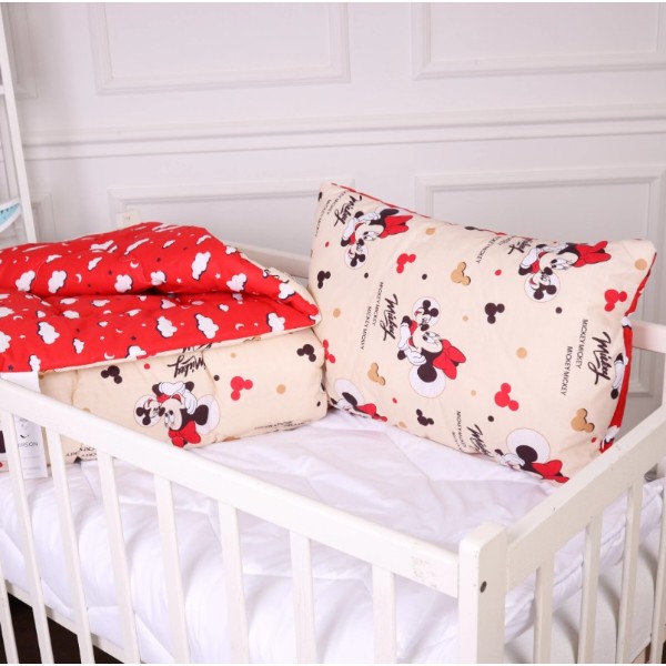 Фото - Ковдра дитяча зима MirSon антиалергенна Kids Time 20-0027 Mine mouse 140х205 см EcoSilk (2200009664052)