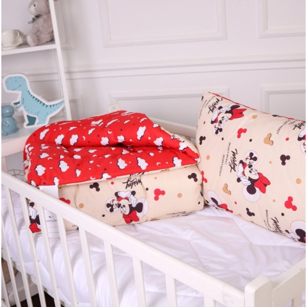 Фото - Ковдра дитяча зима MirSon антиалергенна Kids Time 20-0027 Mine mouse 140х205 см EcoSilk (2200009664052)