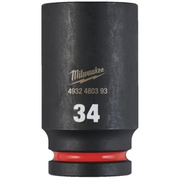 Фото - Торцева голівка Milwaukee ударна ShW 3/4'' SKT 34 мм (4932480393)