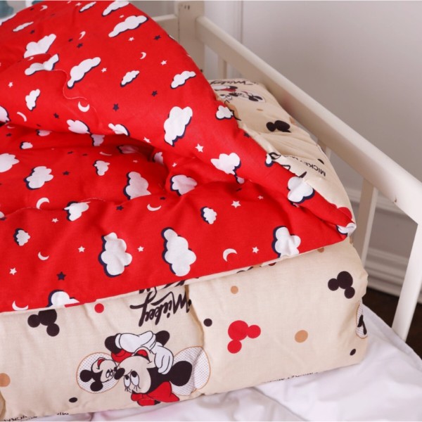 Фото - Ковдра дитяча зима MirSon антиалергенна Kids Time 20-0027 Mine mouse 140х205 см EcoSilk (2200009664052)