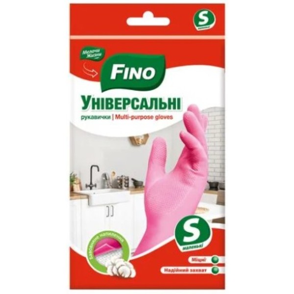 Фото - Рукавички латексні FINO неопудр. , Стандарт S