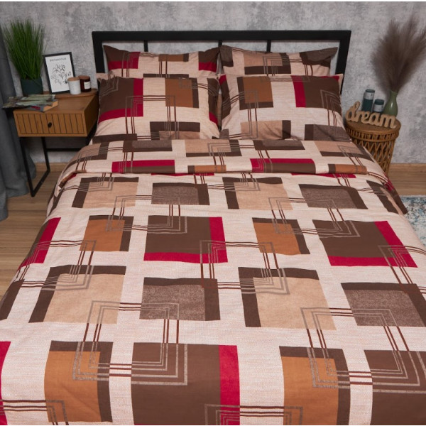 Фото - Комплект постільної білизни Moon&Star Бязь Gold Люкс «Retro Geometry» 200х220 нав. 4х70х70 (MS-820006699) Фото - Комплект постільної білизни Moon&Star Бязь Gold Люкс «Retro Geometry» 200х220 нав. 4х70х70 (MS-820006699)