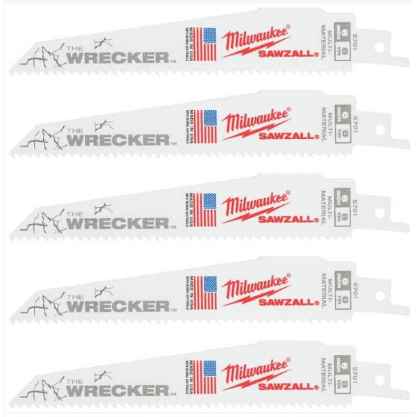 Фото - Полотно Milwaukee WRECKER 150х3,6/2,3мм 5 шт. (48475701)
