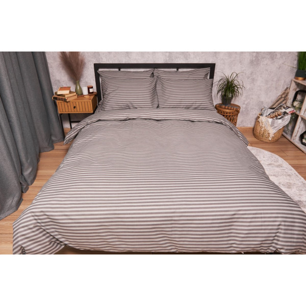 Фото - Комплект постільної білизни Moon&Star Бязь Gold Люкс Ice Grey 160х220 нав. 2х50х70 (MS-820003451)