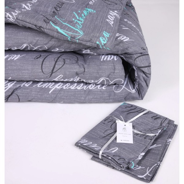 Фото - Ковдра зимова полуторна MirSon антиалергенна №207 Сolor Fun Line 17-0003 Tulio Tencel 140х205 нав. 2 шт. (2200010853360)