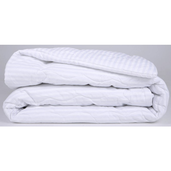 Фото - Ковдра демісезонна полуторна MirSon антиалергенна №179 Сolor Fun Line 17-0605 Stripe White Tencel 155х215 + нав. 2 шт. (2200010851410)
