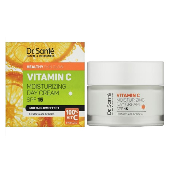 Фото - Крем для обличчя Dr. Sante Vitamin C 50 мл денний омолоджуючий SPF 20 (4823015940569)